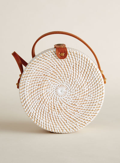 Balinese Rattan Basket Bag