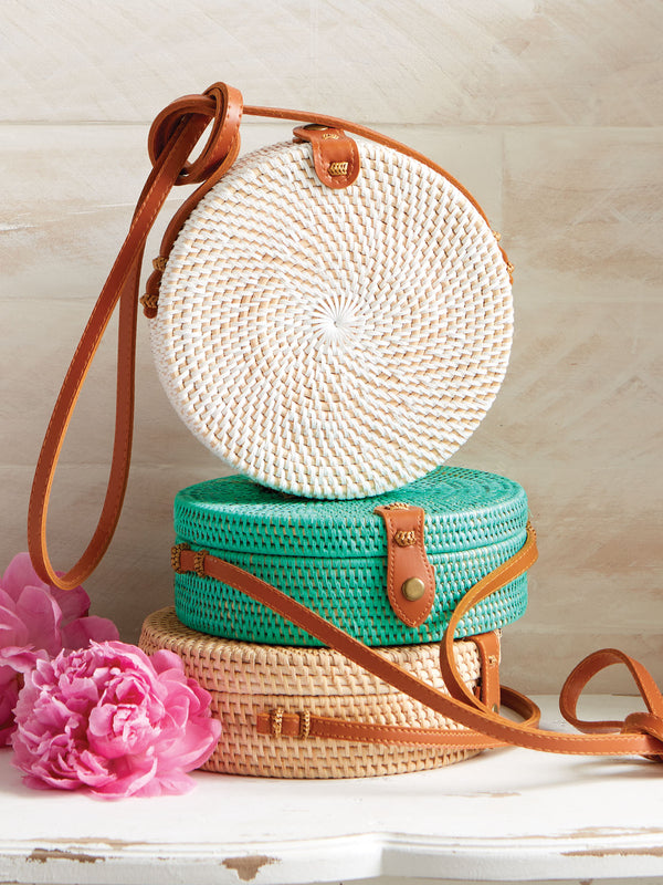 Balinese Rattan Basket Bag