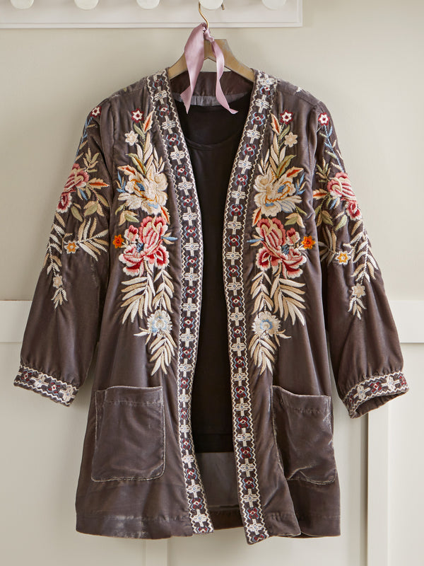 Some Velvet Morning Embroidered Jacket FINAL SALE (No Returns)