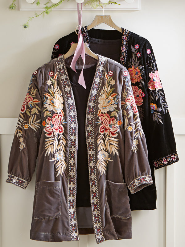 Some Velvet Morning Embroidered Jacket FINAL SALE (No Returns)