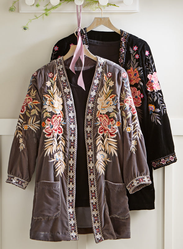 Some Velvet Morning Embroidered Jacket FINAL SALE (No Returns)