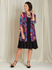 Wearever Colorful Cardigan Outfit - Panel Dress