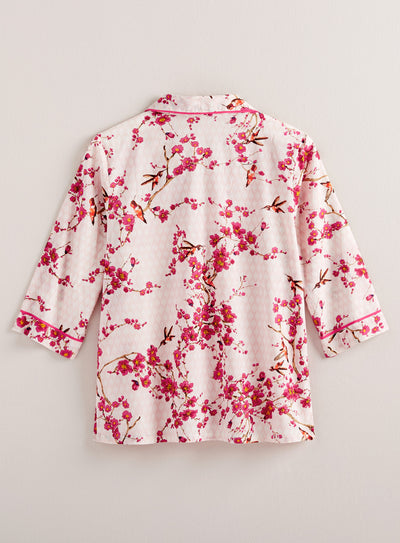 Cherry Blossom and Hummingbird Pajamas