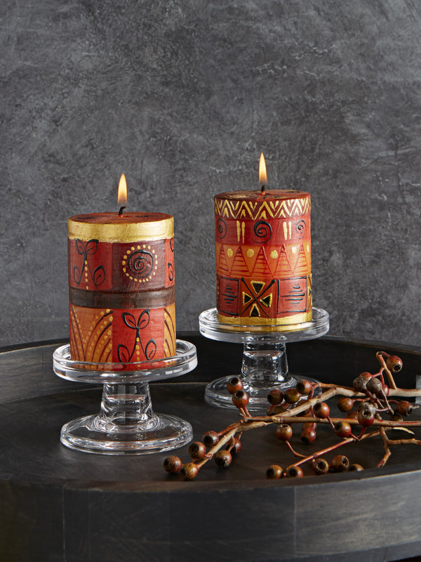 Dual-sided Bobbin Candle Holder