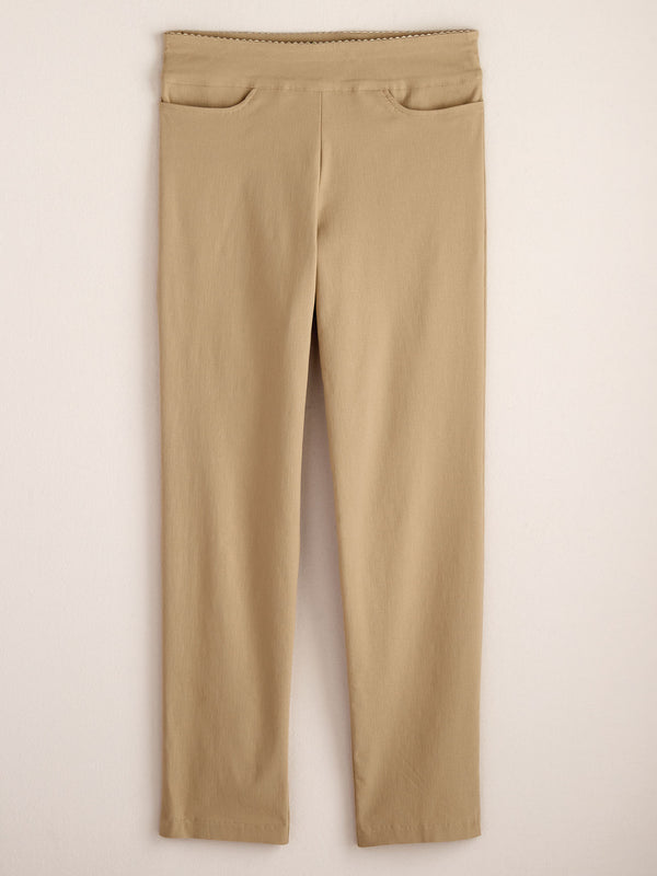 Kick It Up Flat Front Pants