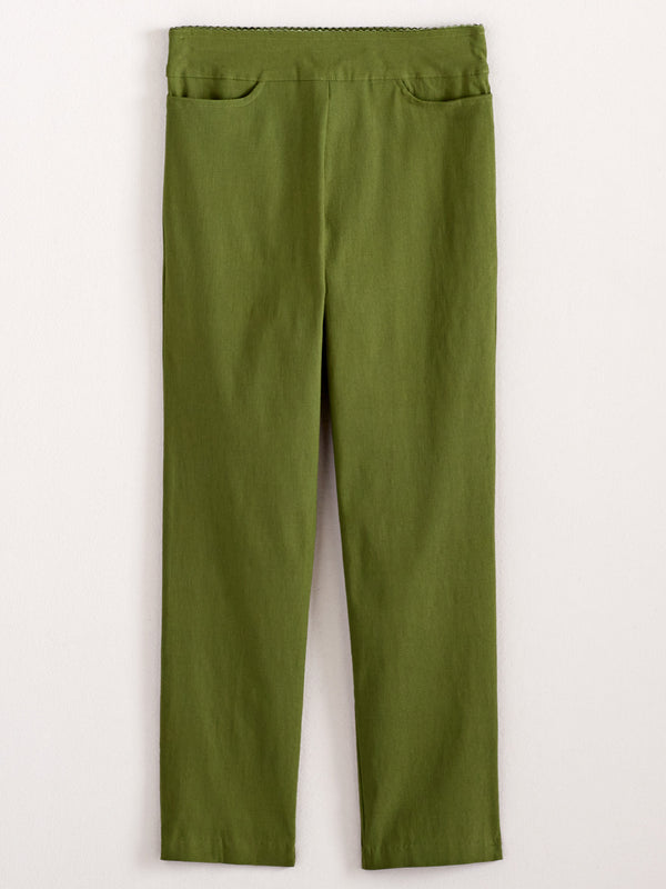 Kick It Up Flat Front Pants