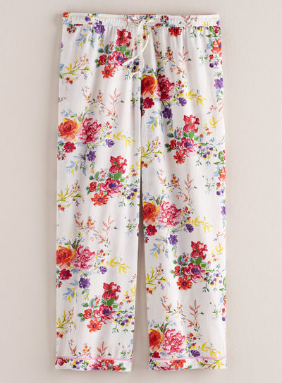 Floral Bouquet Short-Sleeve Pajamas