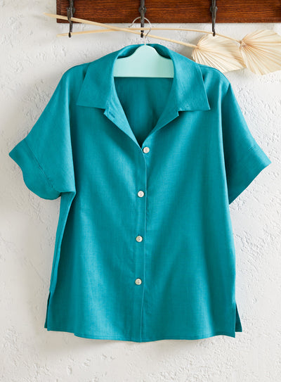 Easy Linen Camp Shirt