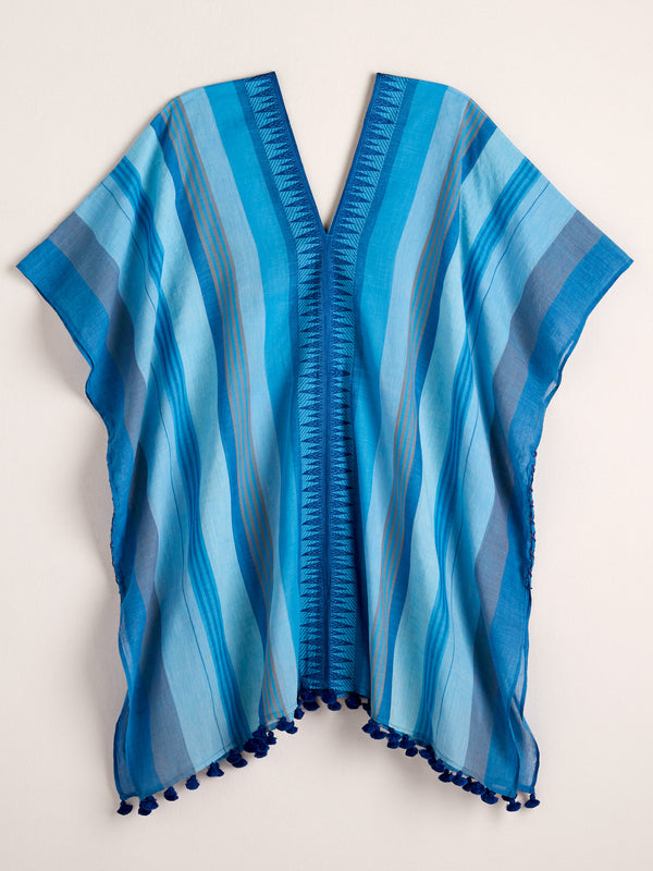 Hand-loomed Cabana Caftan FINAL SALE (No Returns)