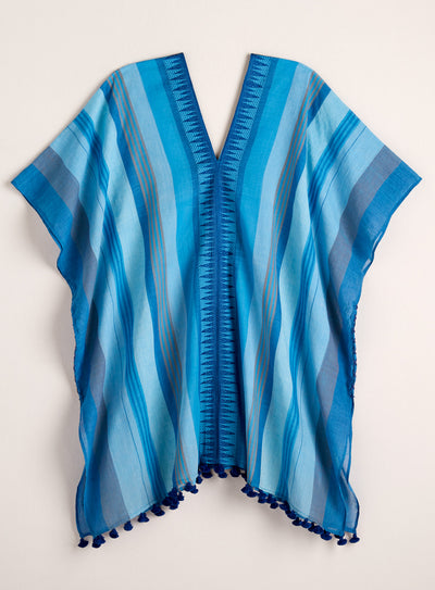 Hand-loomed Cabana Caftan FINAL SALE (No Returns)