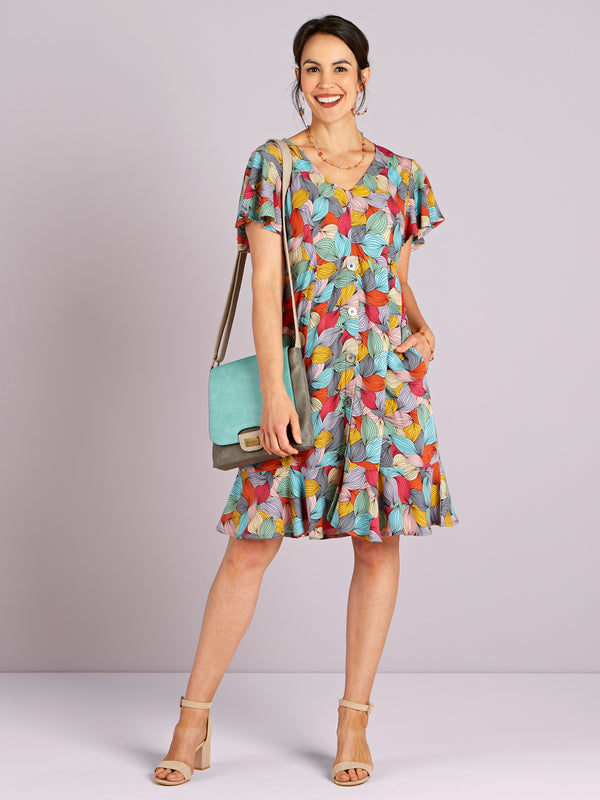 Flutter Leaves Dress