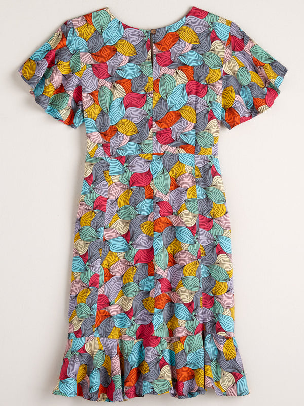 Flutter Leaves Dress FINAL SALE (No Returns)