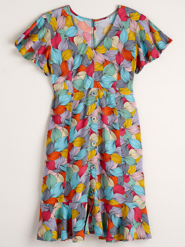 Flutter Leaves Dress