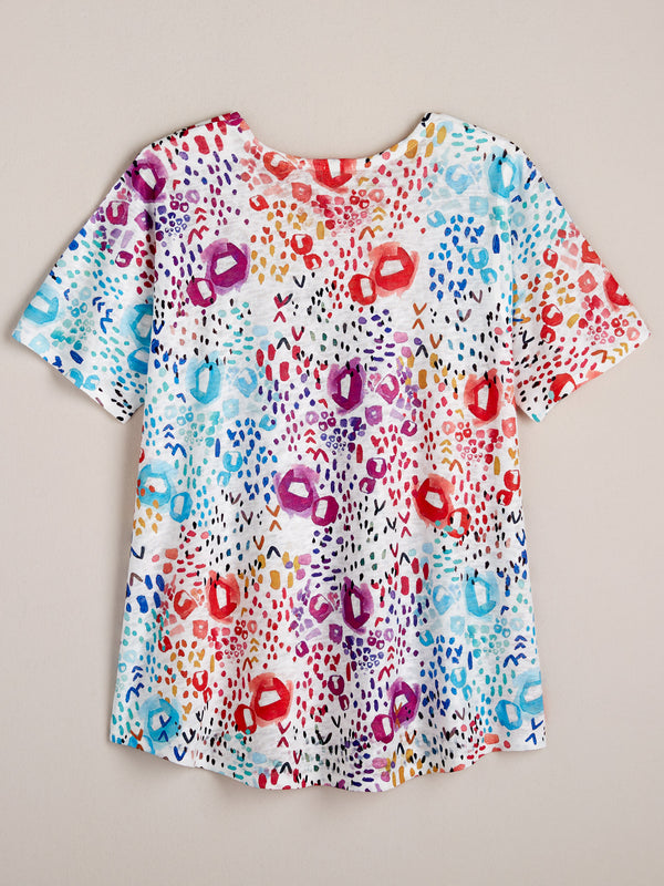 Seeing Spots Short-Sleeve Top FINAL SALE (No Returns)