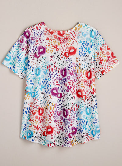 Seeing Spots Short-Sleeve Top FINAL SALE (No Returns)