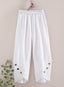 Lantern Leg Linen Pants FINAL SALE (No Returns)