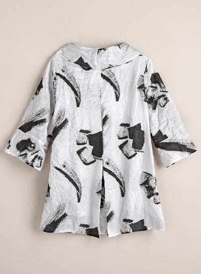 Airflow Crinkle Tunic - Black Ink FINAL SALE (No Returns)