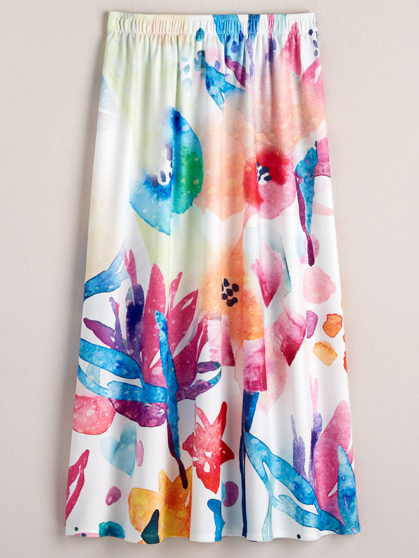 Splash of Sunshine Midi Skirt FINAL SALE (No Returns)