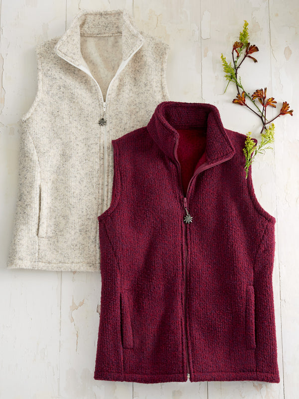 Women's Treviso Wool-Blend Vest FINAL SALE (No Returns)