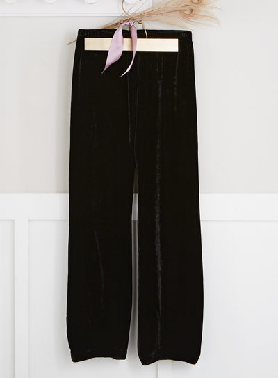 Silk Velvet Balloon Leg Pants FINAL SALE (No Returns)