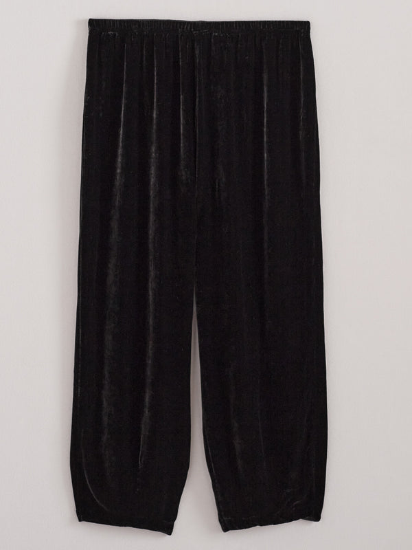 Silk Velvet Balloon Leg Pants FINAL SALE (No Returns)