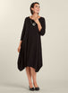 Cotton Tulip Dress Outfit - Black