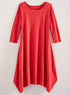 Classic Cotton Tulip Dress - Slub Knit Solid