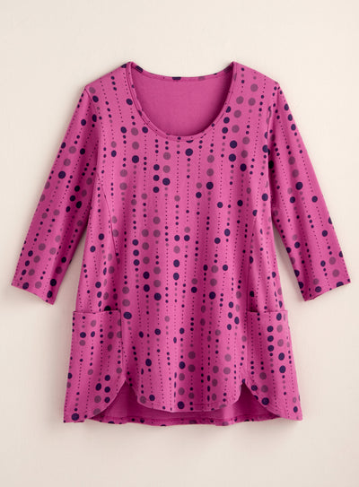 Polka Dot Planet Top FINAL SALE (No Returns)