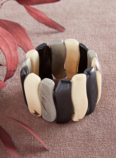 Natural Waves Tagua Bracelet