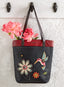 Hummingbird Vegan Leather Tote FINAL SALE (No Returns)