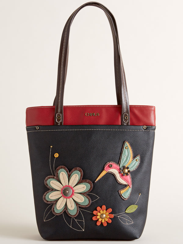 Hummingbird Vegan Leather Tote FINAL SALE (No Returns)