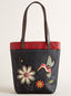 Hummingbird Vegan Leather Tote FINAL SALE (No Returns)