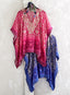 Ombré Embroidered Caftan Blouse