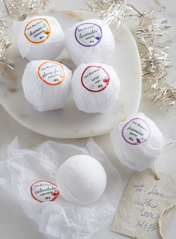 Organic Botanical Bath Bombs - Set of 6