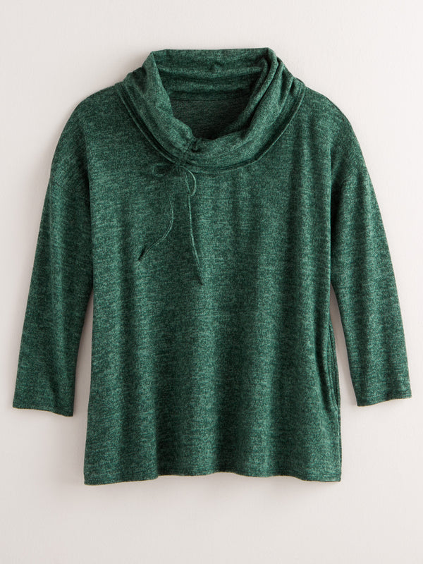 Lazy Days Cowl-Neck Top FINAL SALE (No Returns)