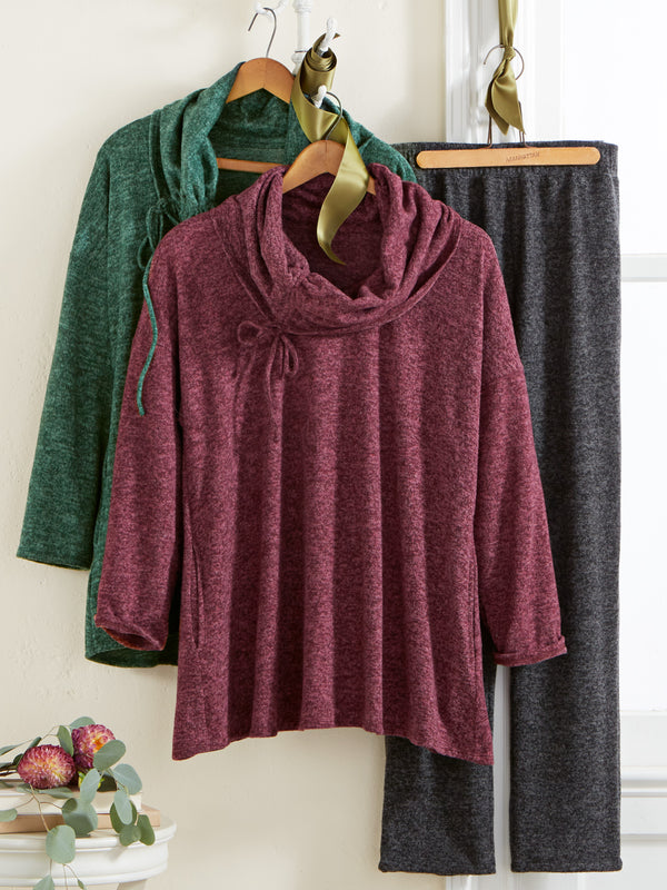 Lazy Days Cowl-Neck Top FINAL SALE (No Returns)