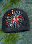 Winter Fireworks Hand-Knit Hat and Handwarmers