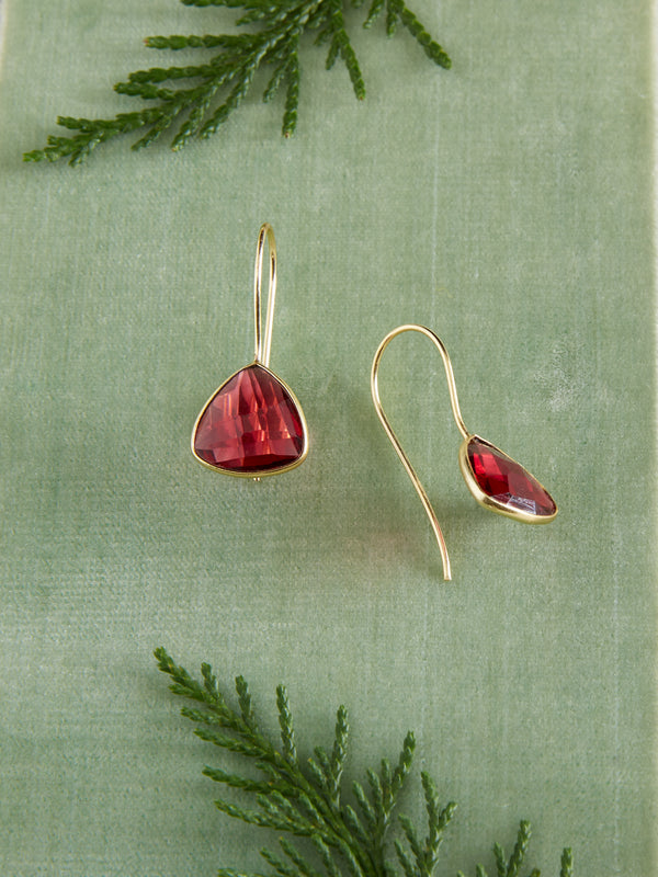 Aurora Quartz Teardrop Earrings