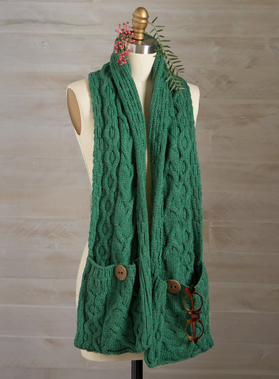 Aran Islands Pocket Scarf