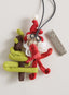 Fabric Santa Magnetic Pin/Pendant Necklace FINAL SALE (No Returns)