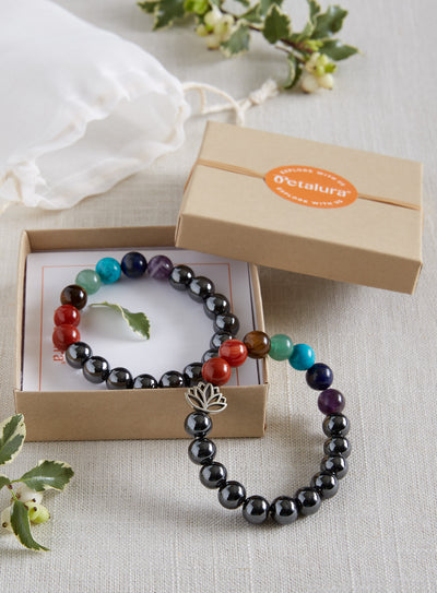 Magnetic Therapy Chakra Bracelets - Set of 2