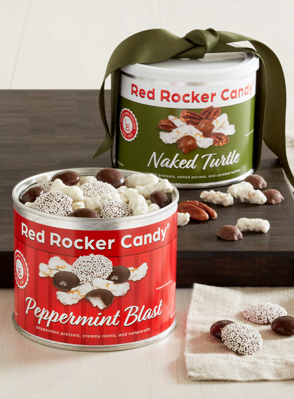 Red Rocker Snack Mix Tins - Set of 2 Flavors