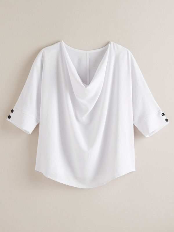 Athena Cowl Neck Blouse