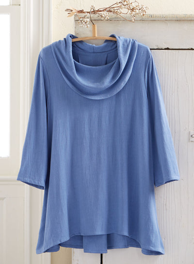 Linen-Blend Airflow Tunic