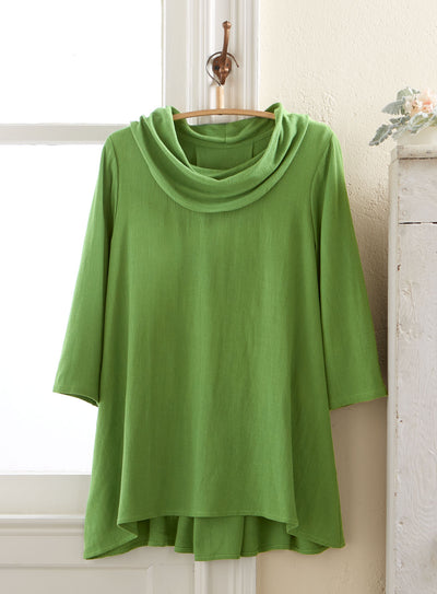 Linen-Blend Airflow Tunic