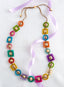 Shape Shifter Tagua Necklace - Tropical Colors