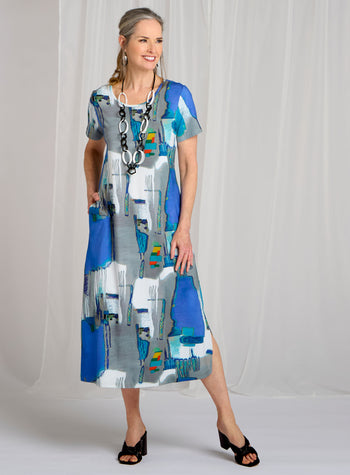 Port of Call T-Shirt Maxi Dress