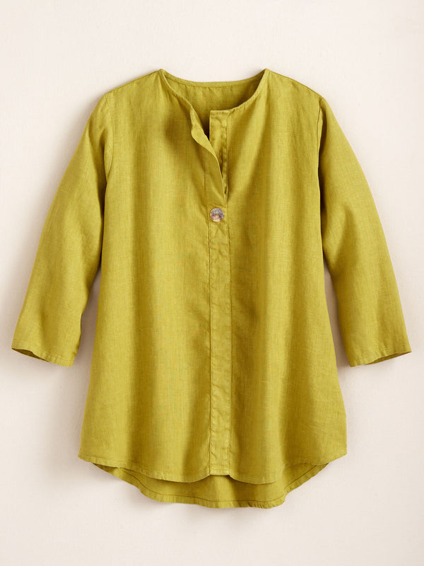 Essential US Linen Popover Tunic