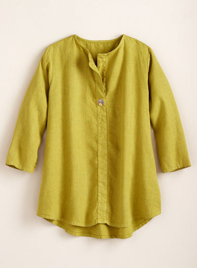 Essential US Linen Popover Tunic