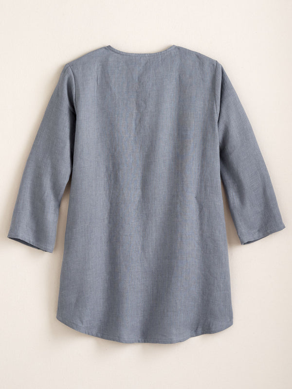 Essential US Linen Popover Tunic